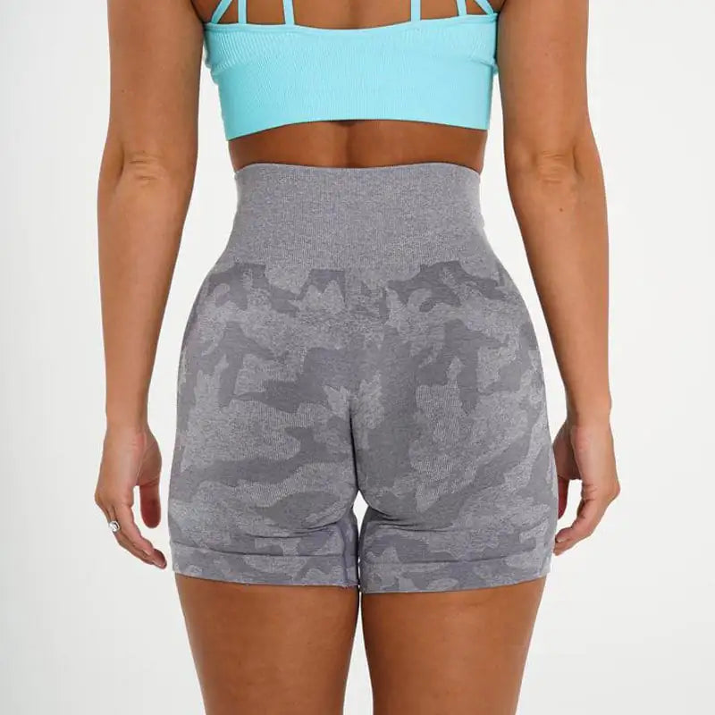 Ladies' Camo Jacquard Athletic Shorts